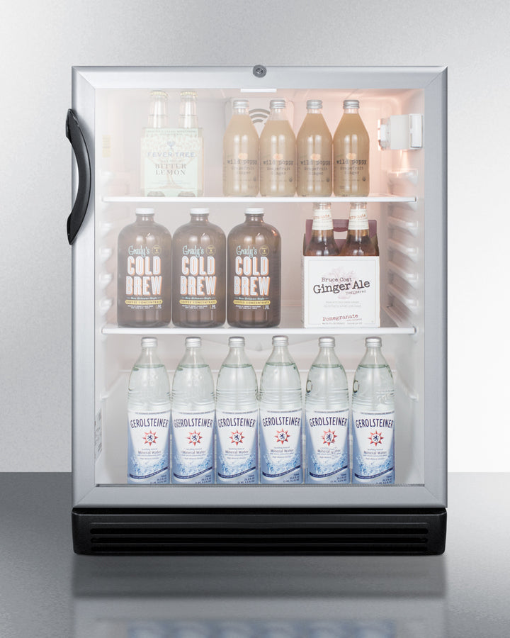 Summit 24" Wide 5.5 Cu.Ft. Built-In Beverage Center ADA Compliant - SCR600BGLBIADA