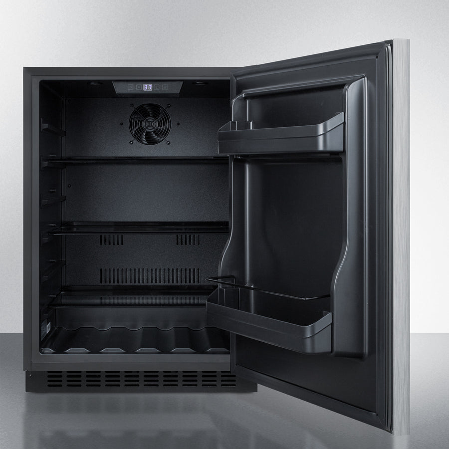 Summit 24" Wide Built-In All-Refrigerator ADA Compliant - AL54SSHH