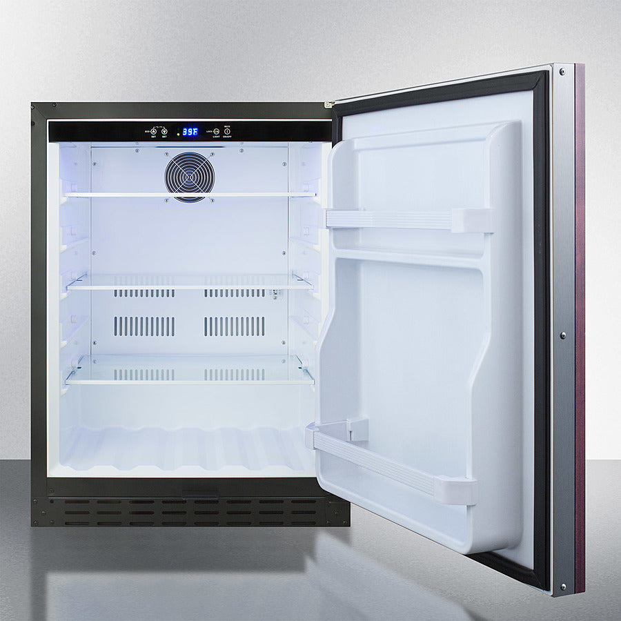 Summit 24" Wide Built-In All-Refrigerator ADA Compliant - AL55IF