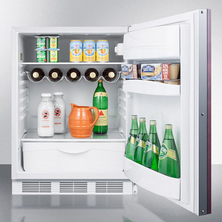 Summit 24" Wide Built-In All-Refrigerator ADA Compliant - FF61WBIIFADA