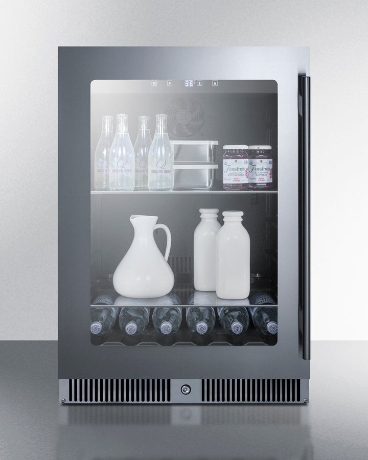 Summit 24" Wide Built-In Beverage Center - CL24BVLHD