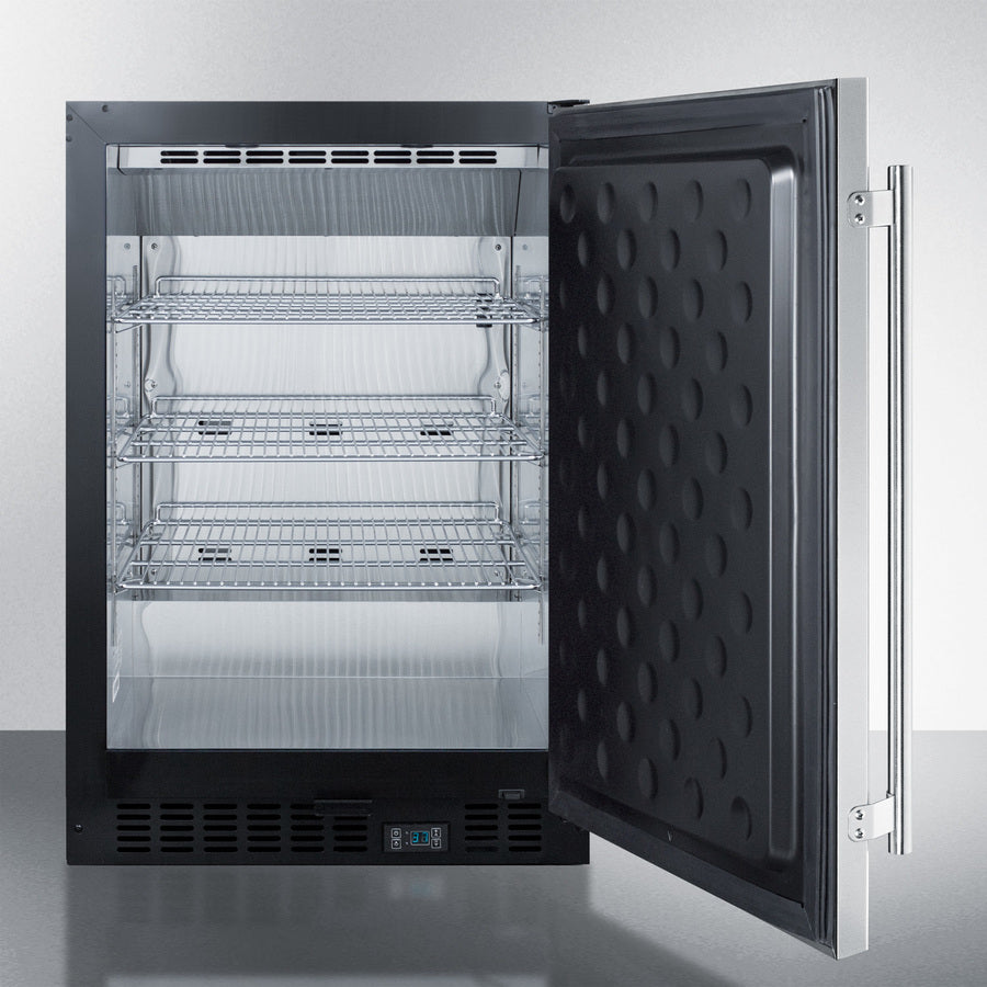 Summit 24" Wide Built-In Beverage Center - SCR610BLSDCSS