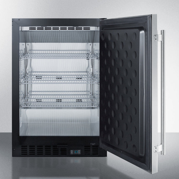 Summit 24" Wide Built-In Beverage Center - SCR610BLSDCSS