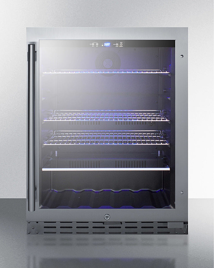 Summit 24" Wide Built-In Beverage Cooler ADA Compliant - ALBV2466