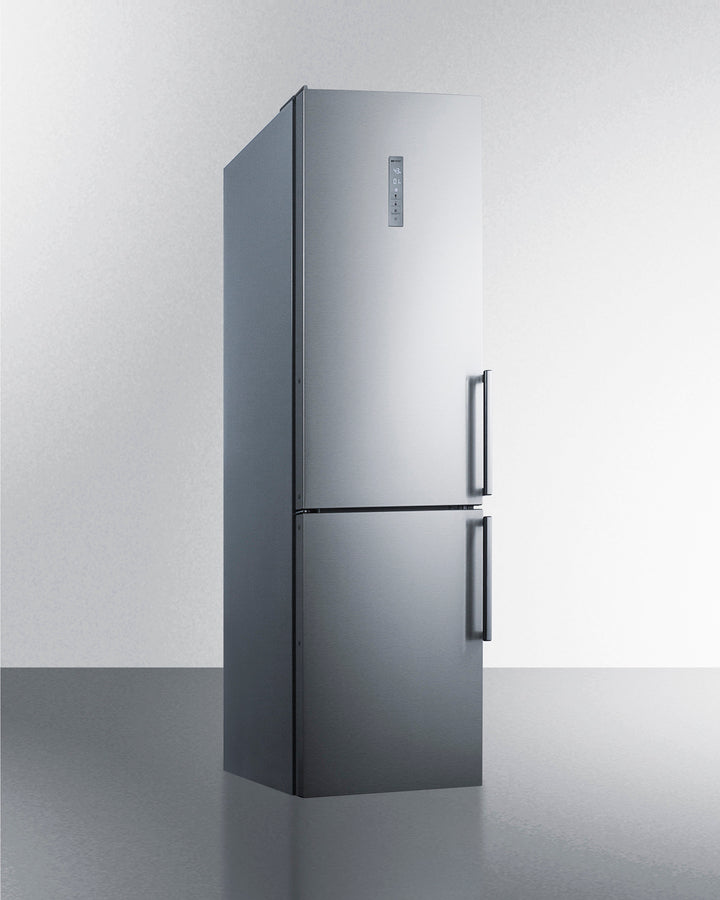 Summit 24" Wide Built-In Bottom Freezer Refrigerator With Icemaker - FFBF192SSBIIMLHD