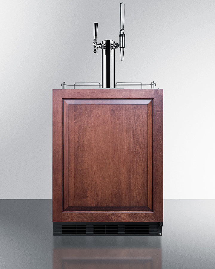 Summit 24" Wide Built-In Coffee Kegerator ADA Compliant - SBC58BLBIADAIFCMTWIN