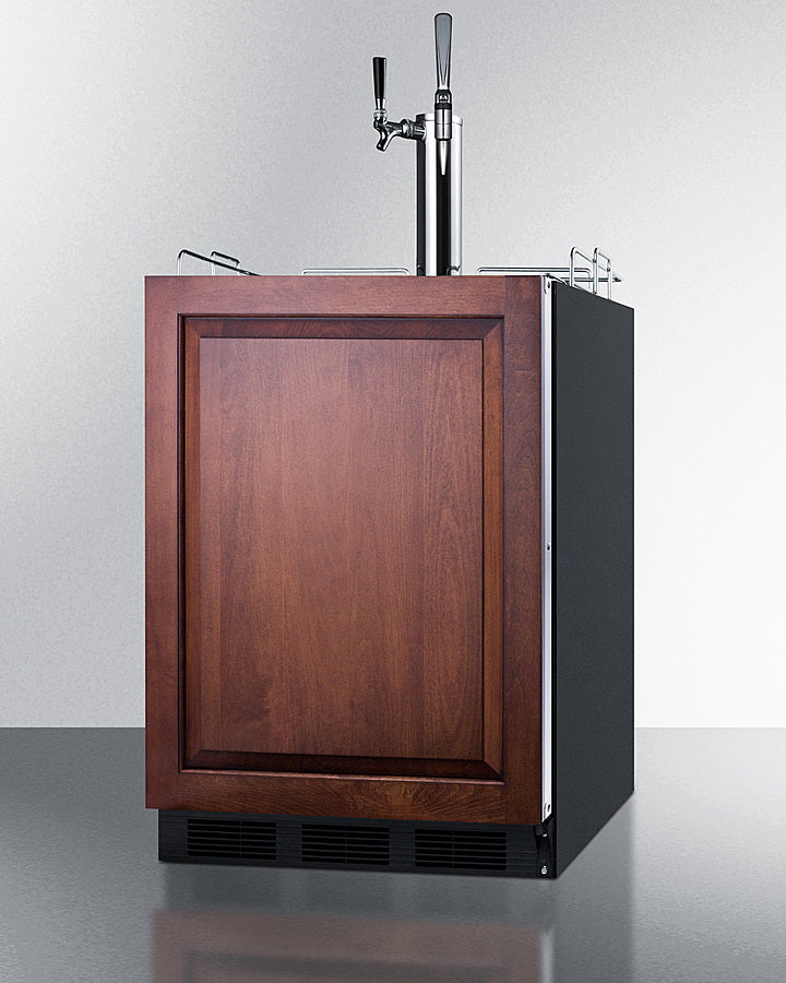 Summit 24" Wide Built-In Coffee Kegerator ADA Compliant - SBC58BLBIADAIFCMTWIN