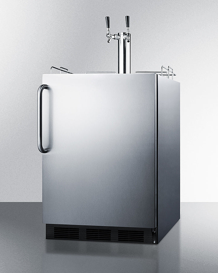 Summit 24" Wide Built-In Kegerator, ADA Compliant - SBC58BLBICSSADA