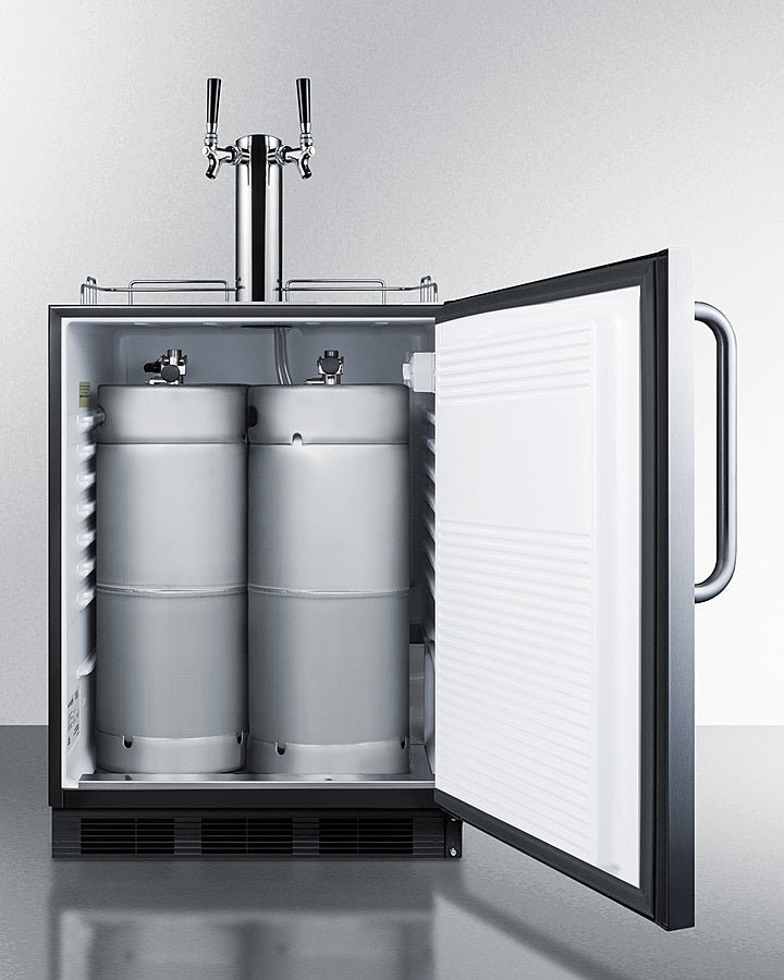 Summit 24" Wide Built-In Kegerator, ADA Compliant - SBC58BLBICSSADA