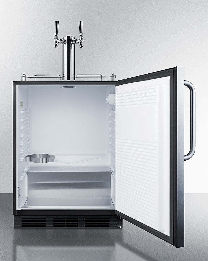 Summit 24" Wide Built-In Kegerator, ADA Compliant - SBC58BLBICSSADA