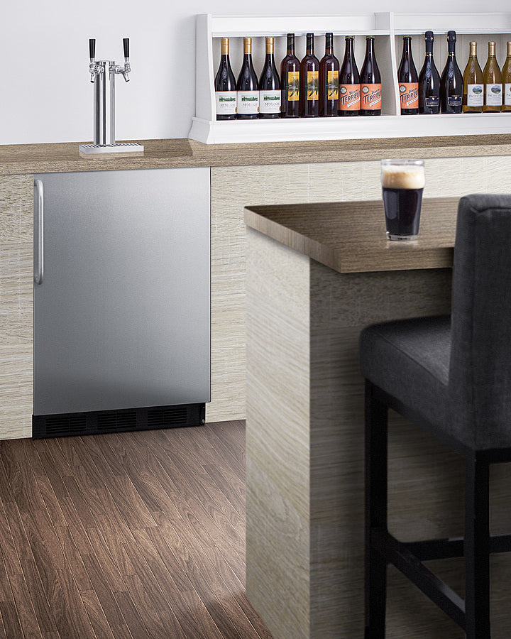 Summit 24" Wide Built-In Kegerator, ADA Compliant - SBC58BLBICSSADA