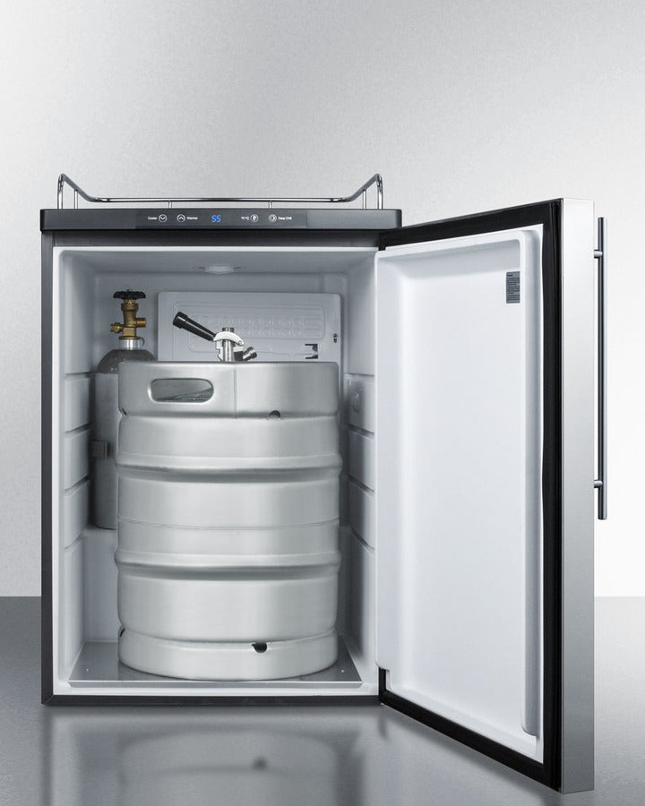 Summit 24" Wide Built-In Kegerator - SBC635MBINKSSHV