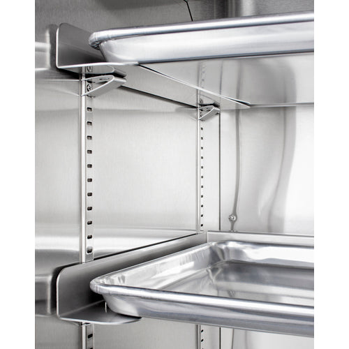 Summit 24" Wide Built-In Mini Reach-In Beverage Center with Dolly - SCR610BLRI