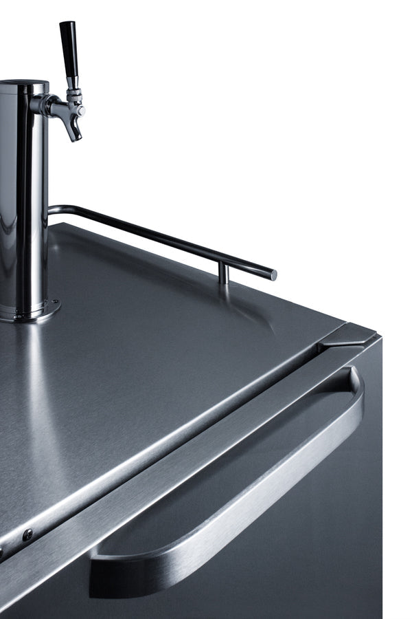 Summit 24" Wide Built-In Outdoor Wine Kegerator - SBC695OSWKD