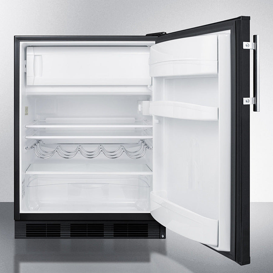 Summit 24" Wide Built-In Refrigerator-Freezer ADA Compliant - CT663BKBIADA