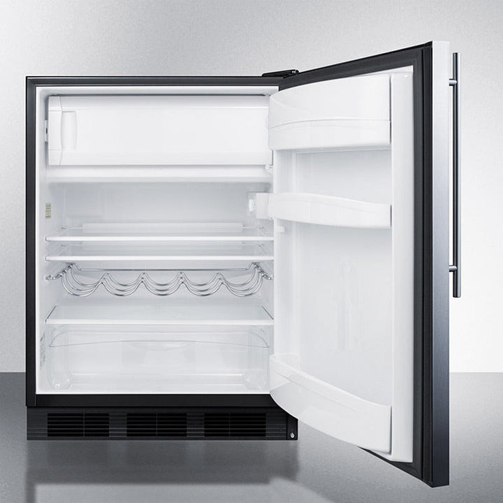 Summit 24" Wide Built-In Refrigerator-Freezer ADA Compliant - CT663BKBISSHVADA