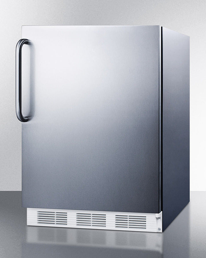 Summit 24" Wide Built-In Refrigerator-Freezer - CT661WCSS