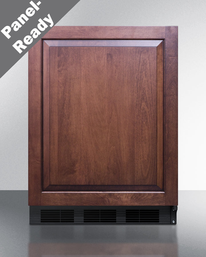 Summit 24" Wide Built-In Refrigerator-Freezer (Panel Not Included) - CT663BKBIIF