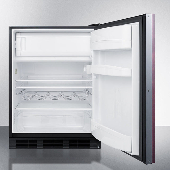 Summit 24" Wide Built-In Refrigerator-Freezer (Panel Not Included) - CT663BKBIIF