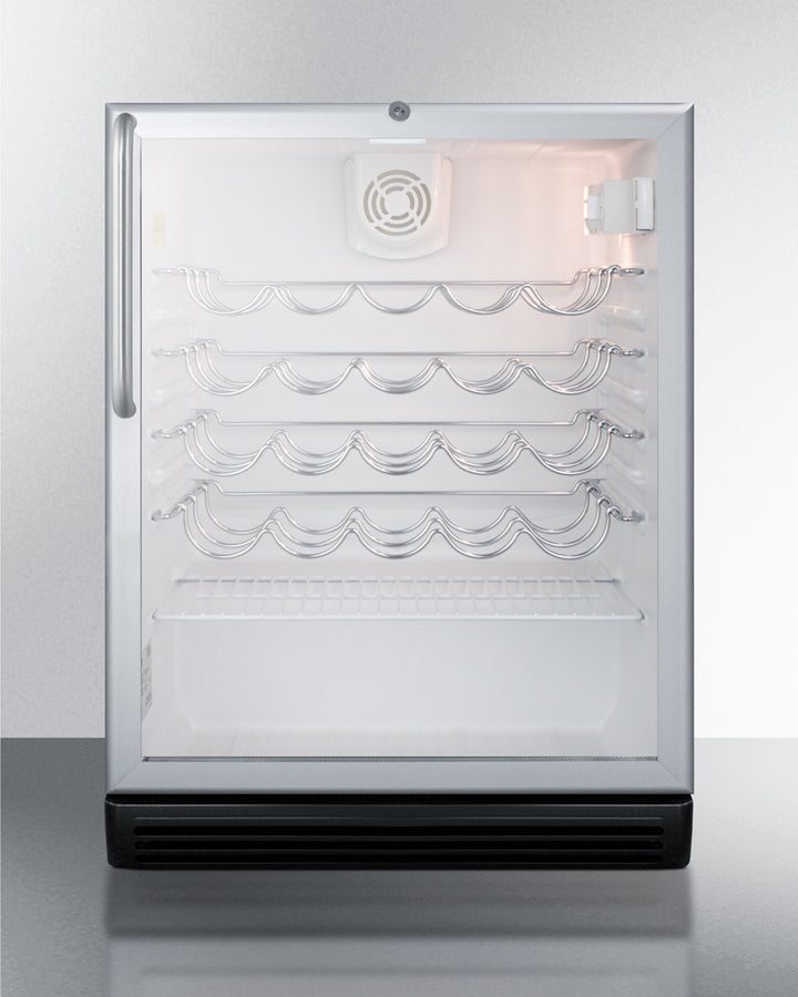 Summit 24" Wide Built-In Wine Cellar, ADA Compliant - SWC6GBLBITBADA