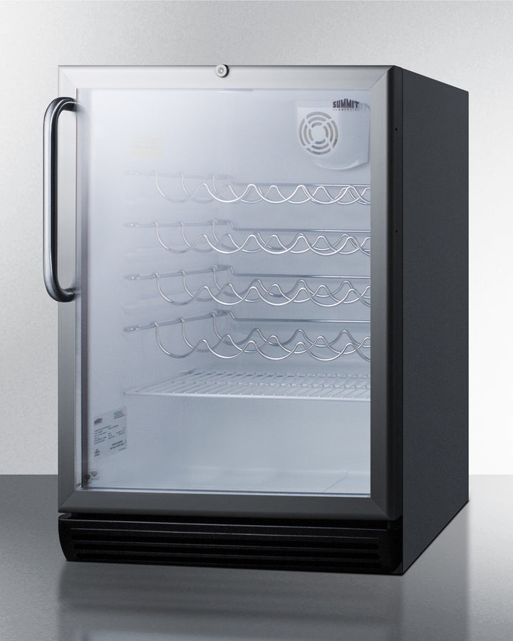 Summit 24" Wide Built-In Wine Cellar, ADA Compliant - SWC6GBLBITBADA