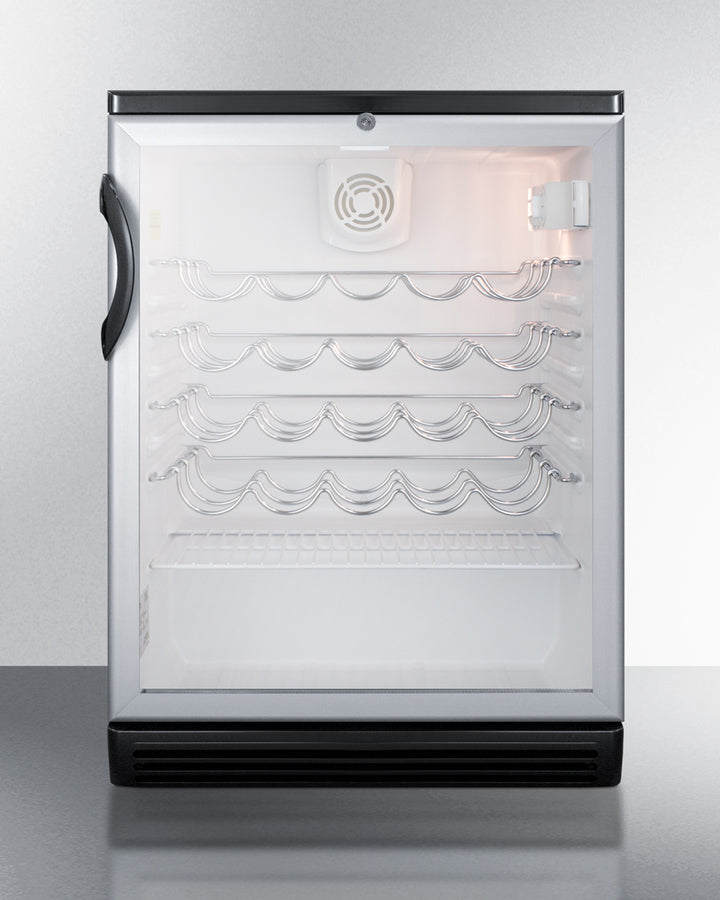 Summit 24" Wide Built-In Wine Cellar - SWC6GBLBI