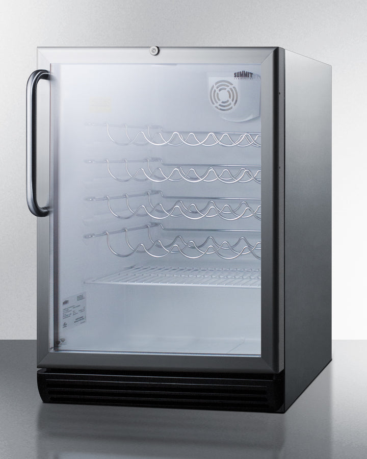 Summit 24" Wide Built-In Wine Cellar - SWC6GBLCSS