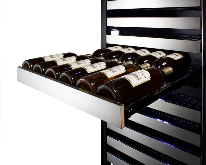 Summit 24" Wide Dual-Zone Wine Cellar - SWCP2163CSS