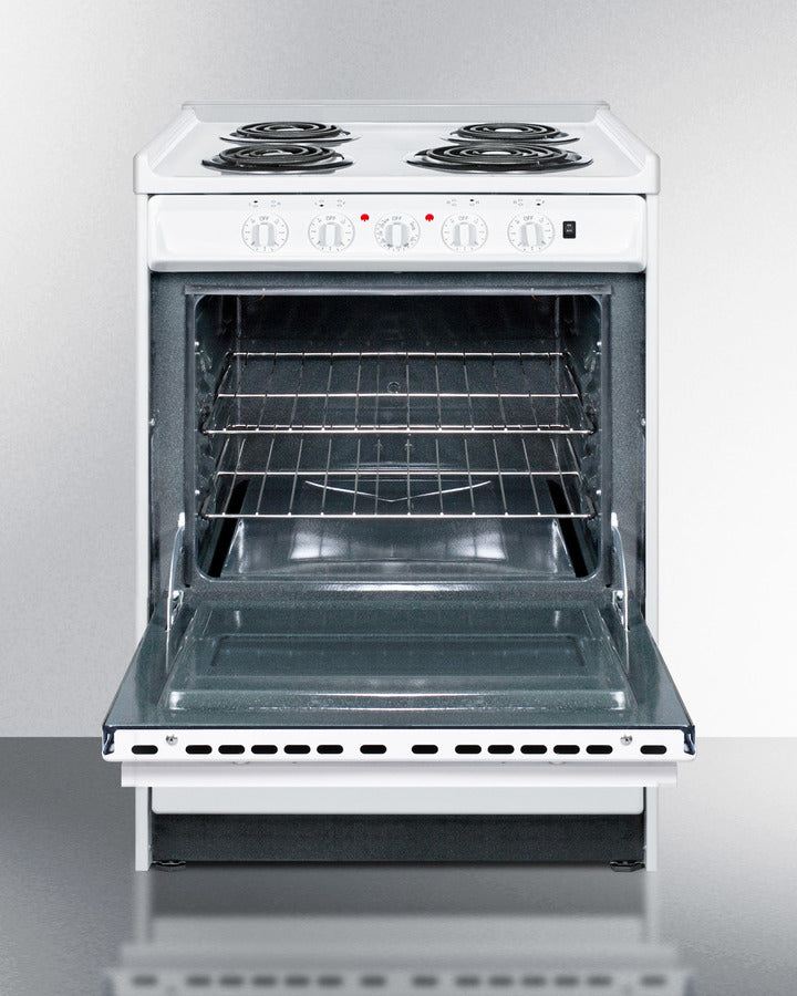 Summit 24" Wide Electric Coil Top Range - WEM610R