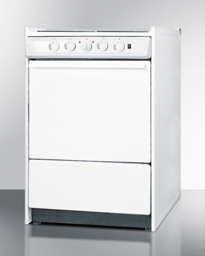 Summit 24" Wide Electric Coil Top Range - WEM610R
