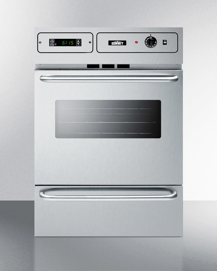 Summit 24" Wide Electric Wall Oven - TEM788BKW