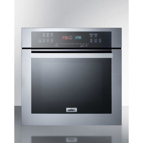 Summit 24" Wide Electric Wall Oven with Stainless Steel Exterior - SEW24SS