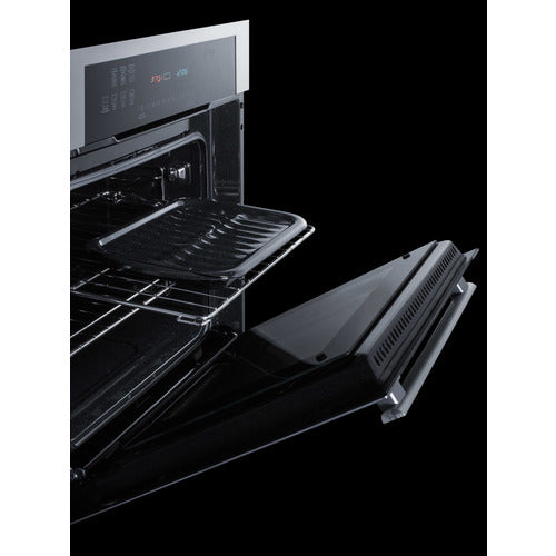 Summit 24" Wide Electric Wall Oven with Stainless Steel Exterior - SEW24SS