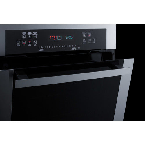 Summit 24" Wide Electric Wall Oven with Stainless Steel Exterior - SEW24SS