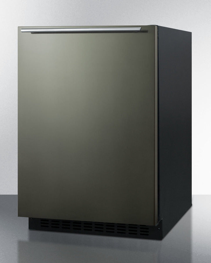 Summit 24" Wide Frost-Free Built-In All-Refrigerator With Horizontal Handle - FF64BXKSHH