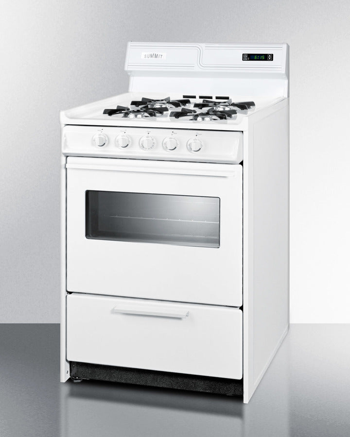 Summit 24" Wide Gas Range - WNM6307KW