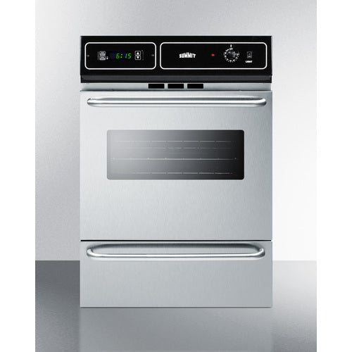 Summit 24" Wide Gas Wall Oven - TTM7212BKW