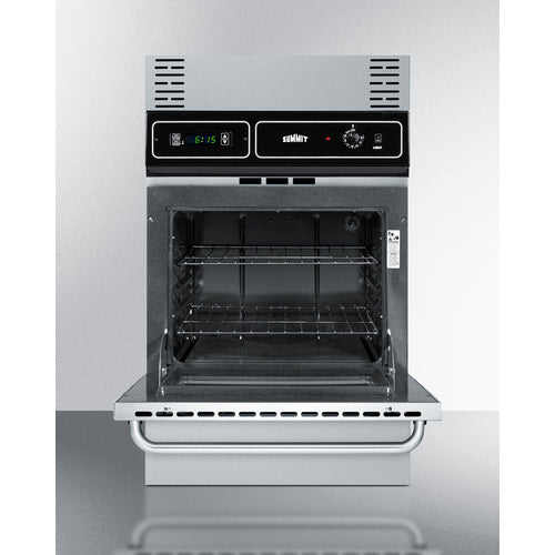 Summit 24" Wide Gas Wall Oven - TTM7212BKW