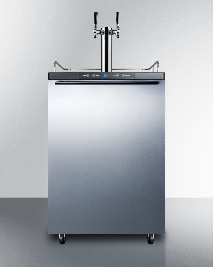 Summit 24" Wide Kegerator - SBC635M7SSHHTWIN