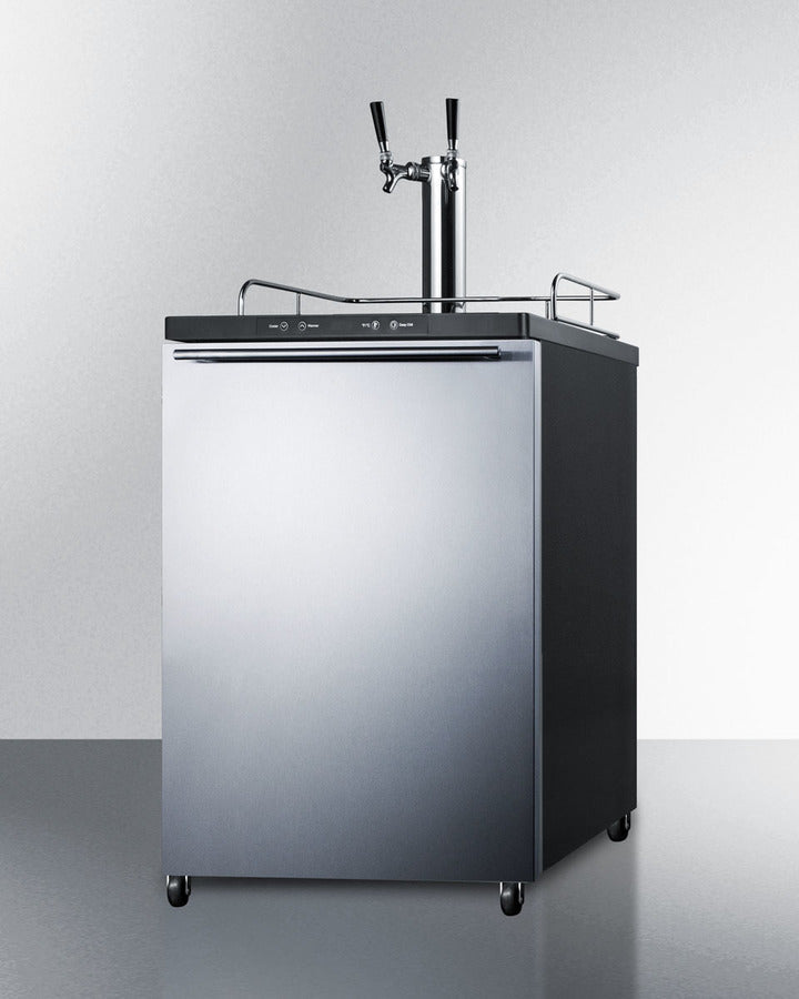 Summit 24" Wide Kegerator - SBC635M7SSHHTWIN