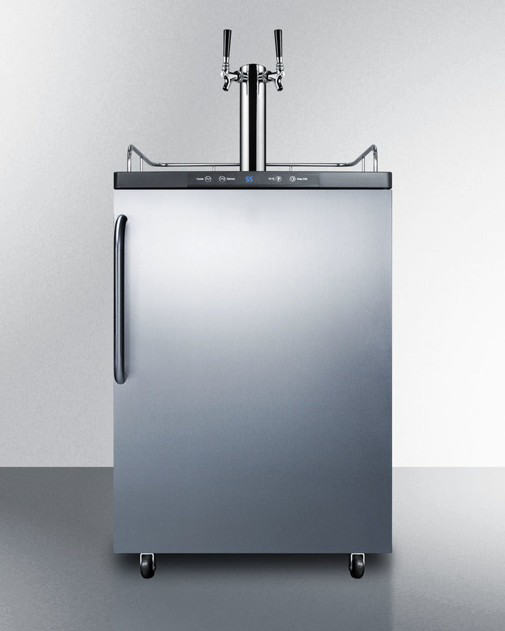 Summit 24" Wide Kegerator - SBC635M7SSTBTWIN
