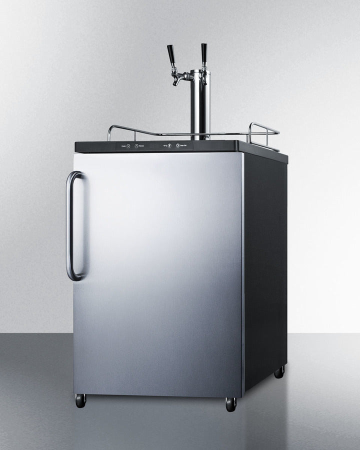 Summit 24" Wide Kegerator - SBC635M7SSTBTWIN