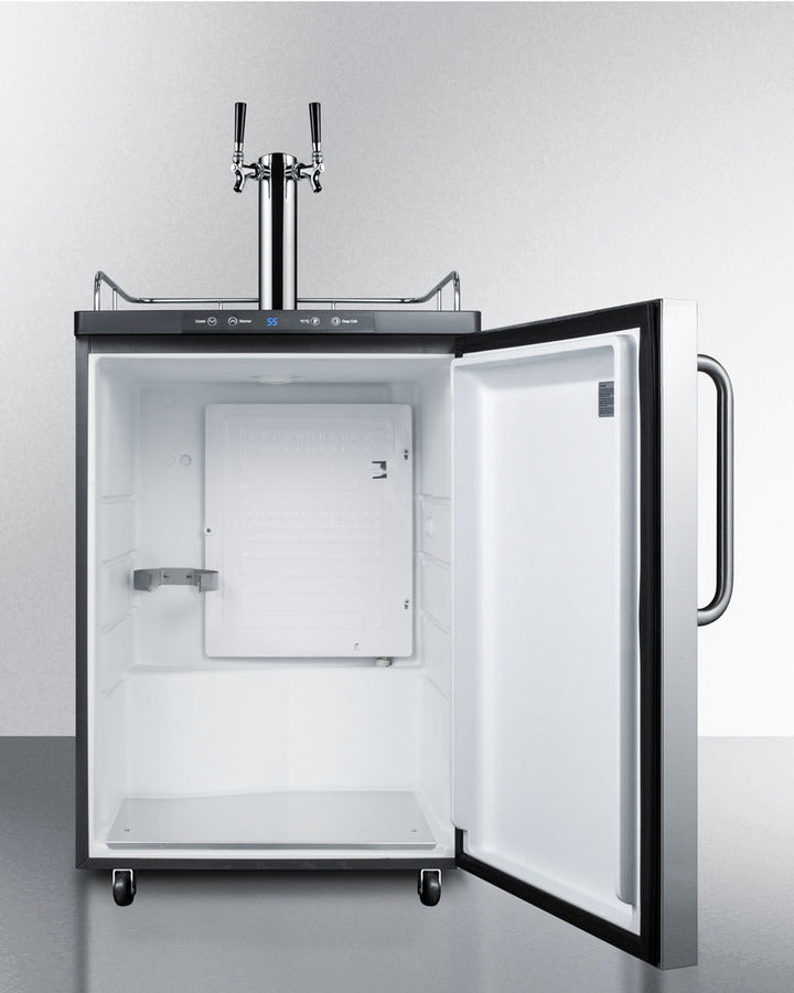Summit 24" Wide Kegerator - SBC635M7SSTBTWIN