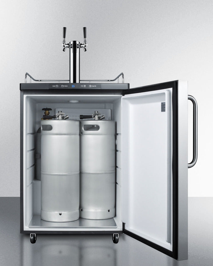 Summit 24" Wide Kegerator - SBC635M7SSTBTWIN