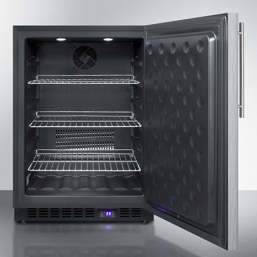 Summit 24" Wide Outdoor All-Freezer - SPFF51OSCSSHV
