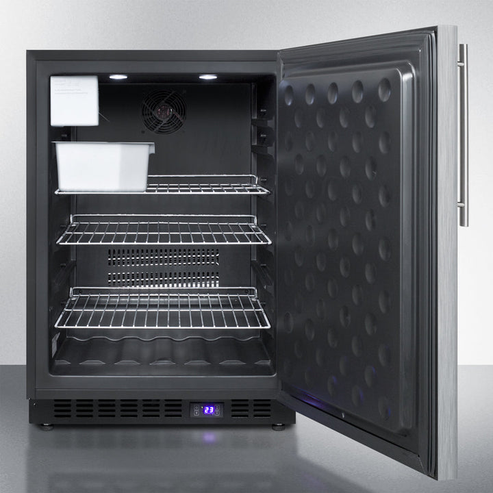 Summit 24" Wide Outdoor All-Freezer With Icemaker - SPFF51OSCSSHVIM