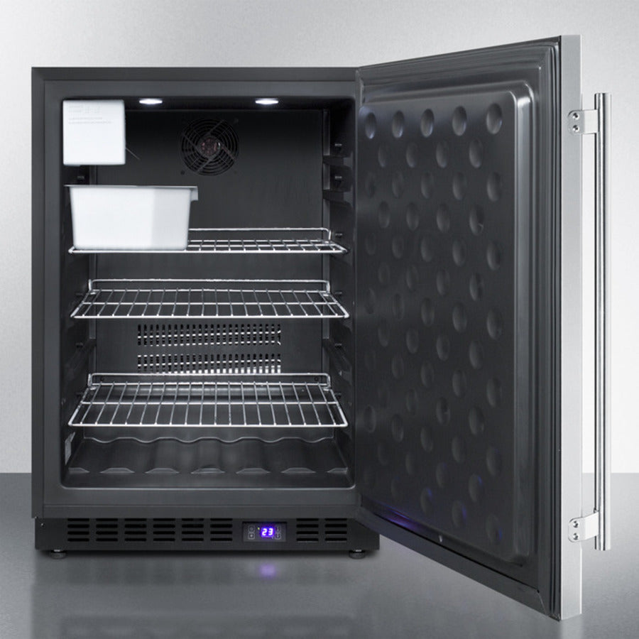 Summit 24" Wide Outdoor All-Freezer with Icemaker - SPFF51OSIM