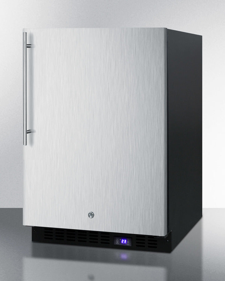 Summit 24" Wide Outdoor All-Freezer with Icemaker - SPFF51OSSSHVIM