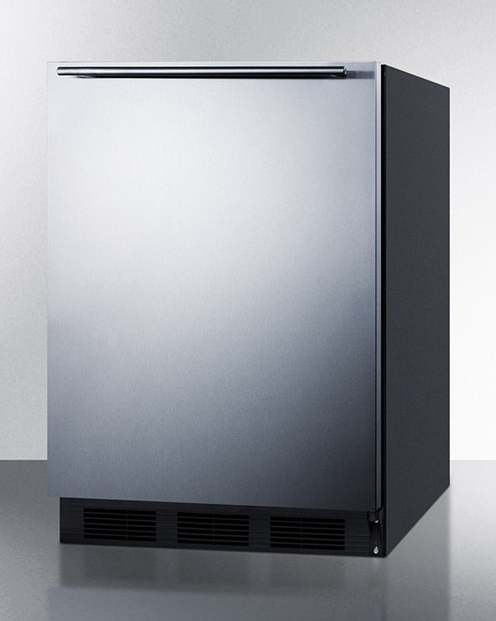 Summit 24" Wide Refrigerator-Freezer ADA Compliant - CT663BKSSHHADA