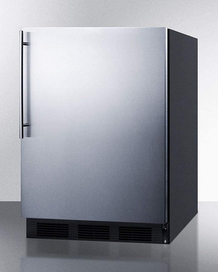 Summit 24" Wide Refrigerator-Freezer - CT663BKSSHV